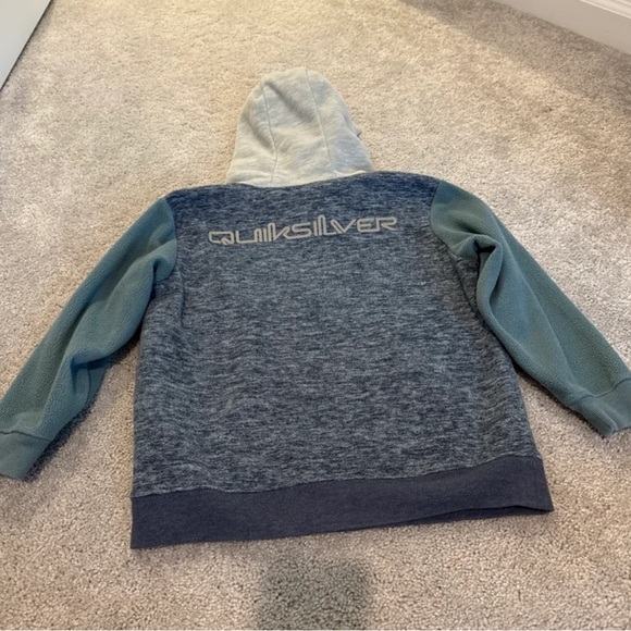 Quiksilver Kids' Two-Tone Blue and Gray Hoodie - Picture 3 of 3